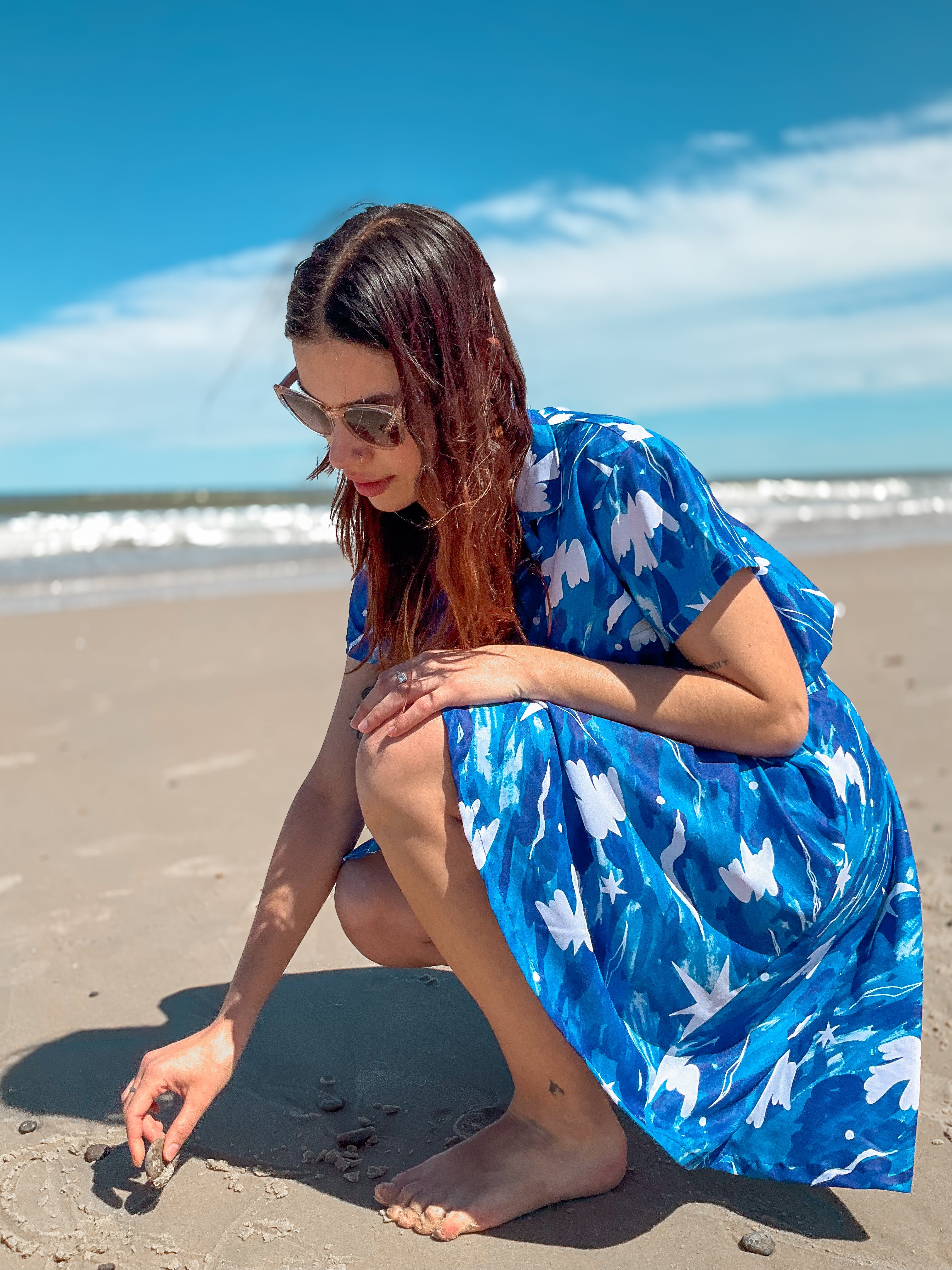 Camisa crop Vuelo - TRAZOS