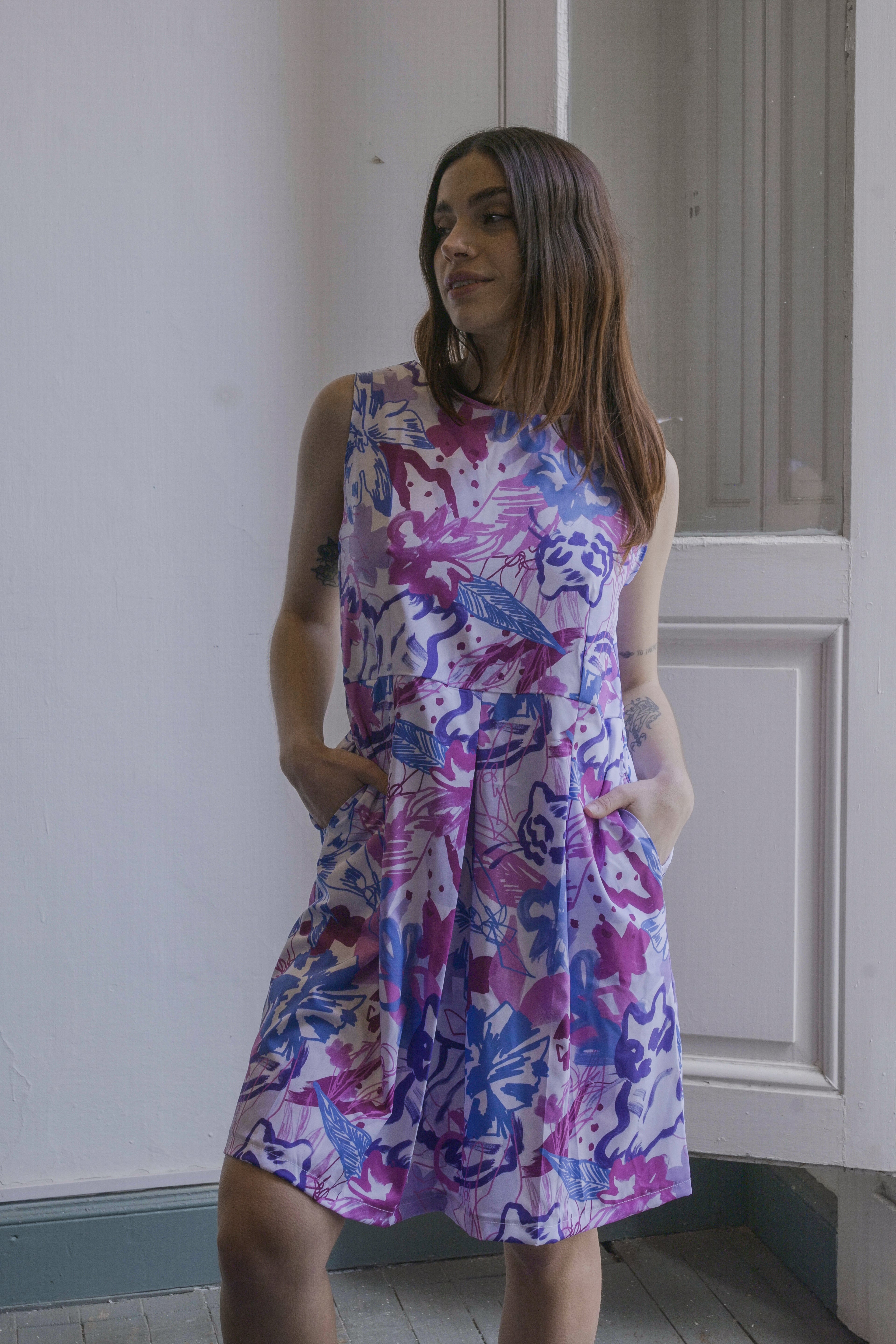 Vestido corto Jardín de Tigres - TORA