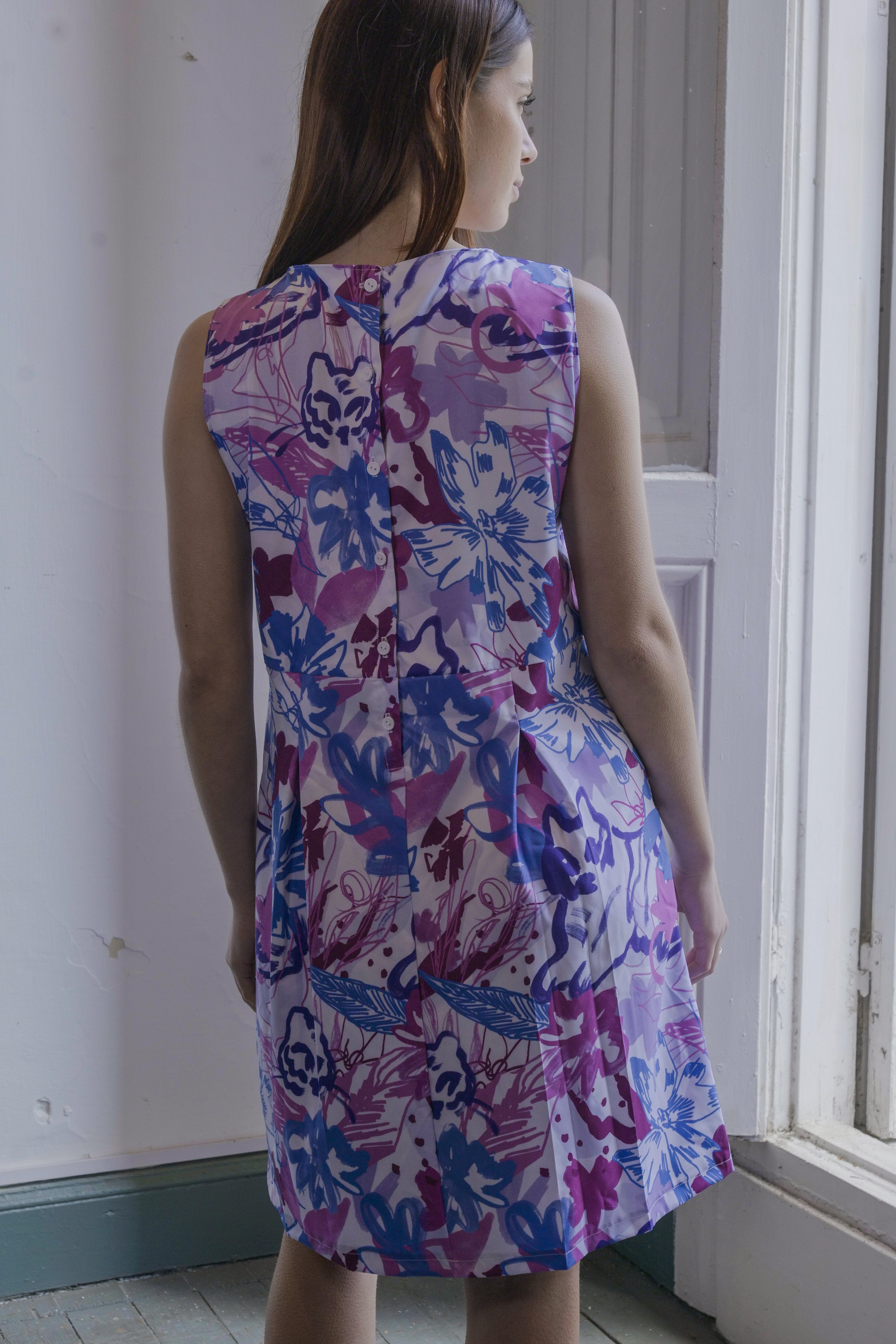 Vestido corto Jardín de Tigres - TORA