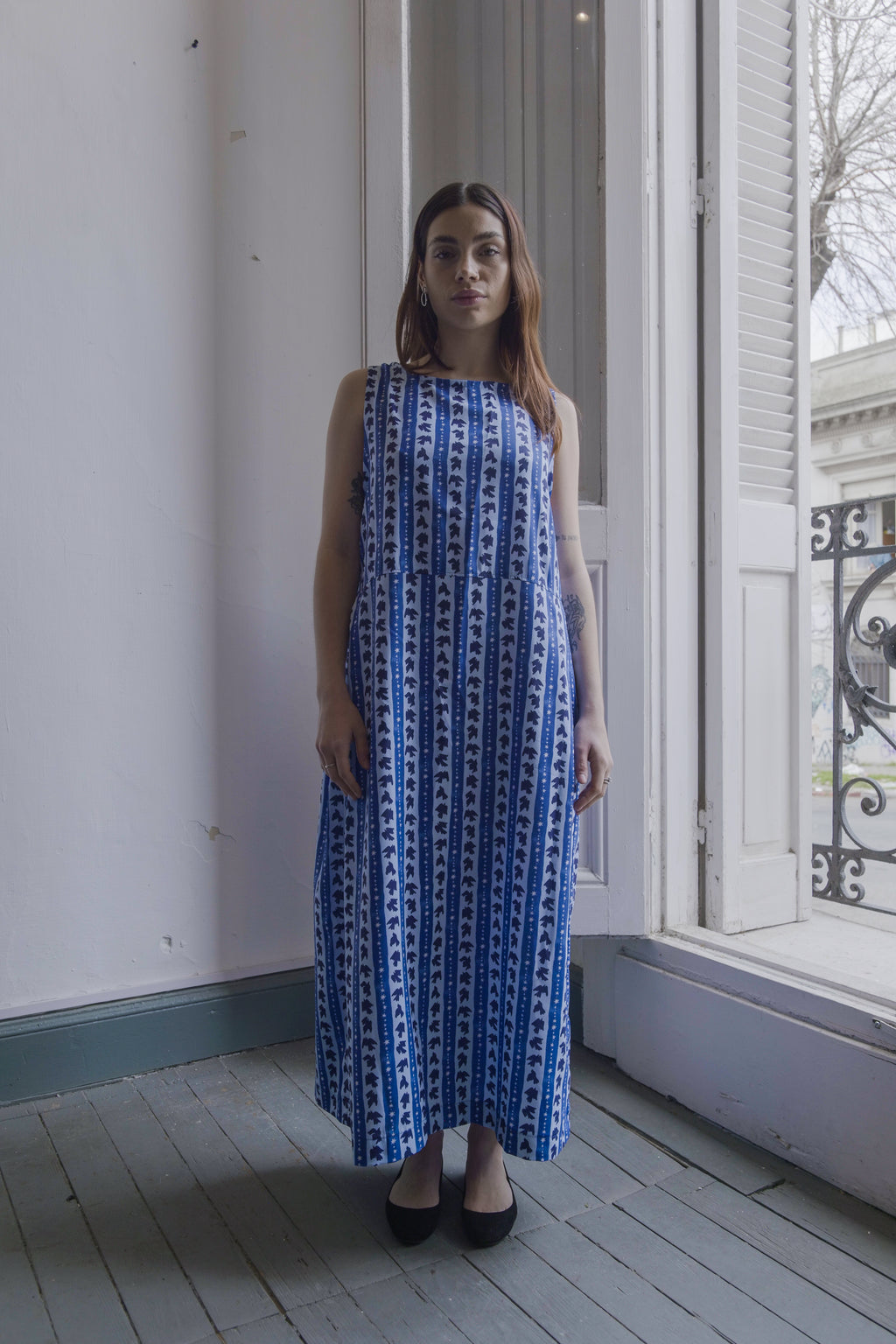 Vestido maxi Rayas - TORA