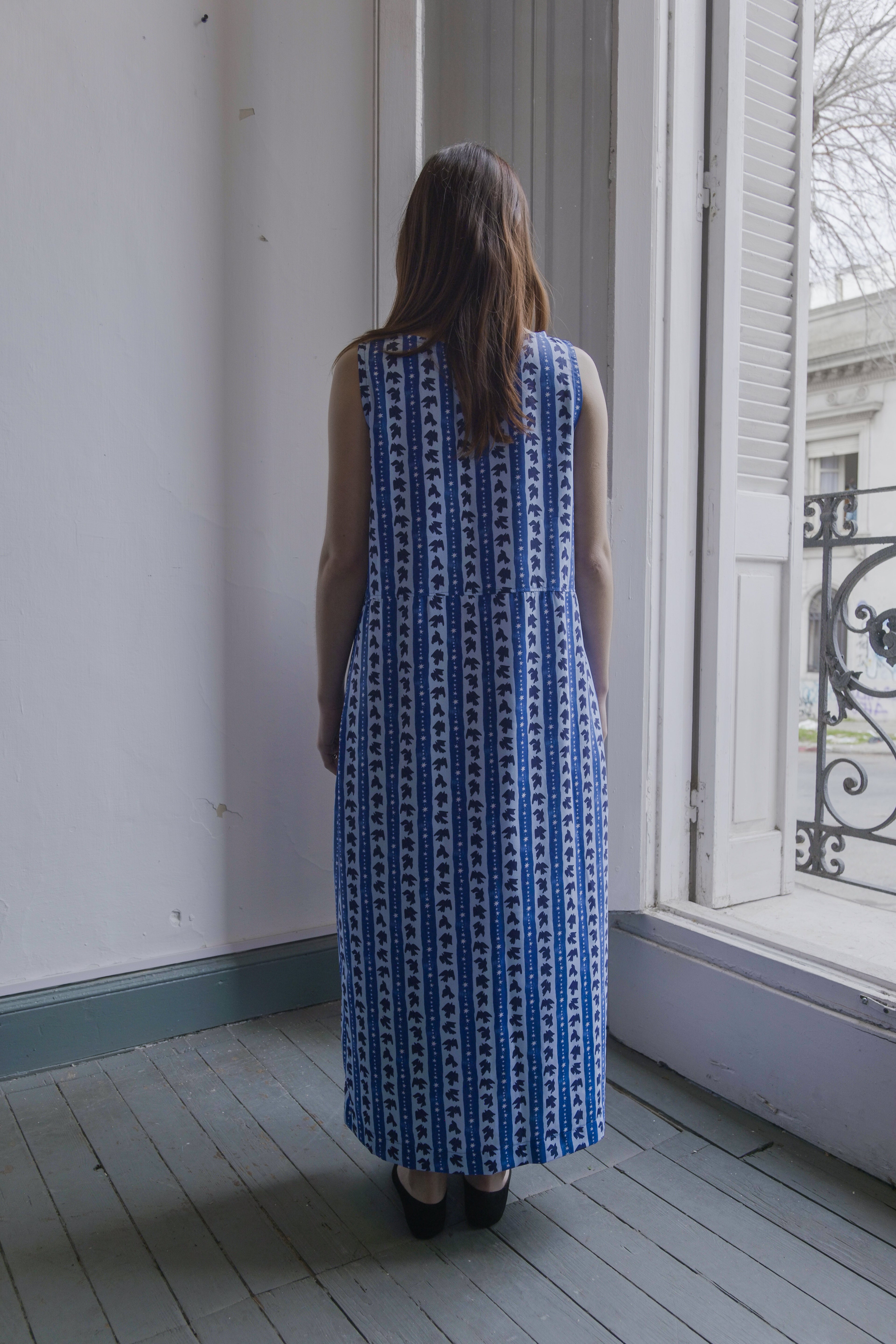 Vestido maxi Rayas - TORA