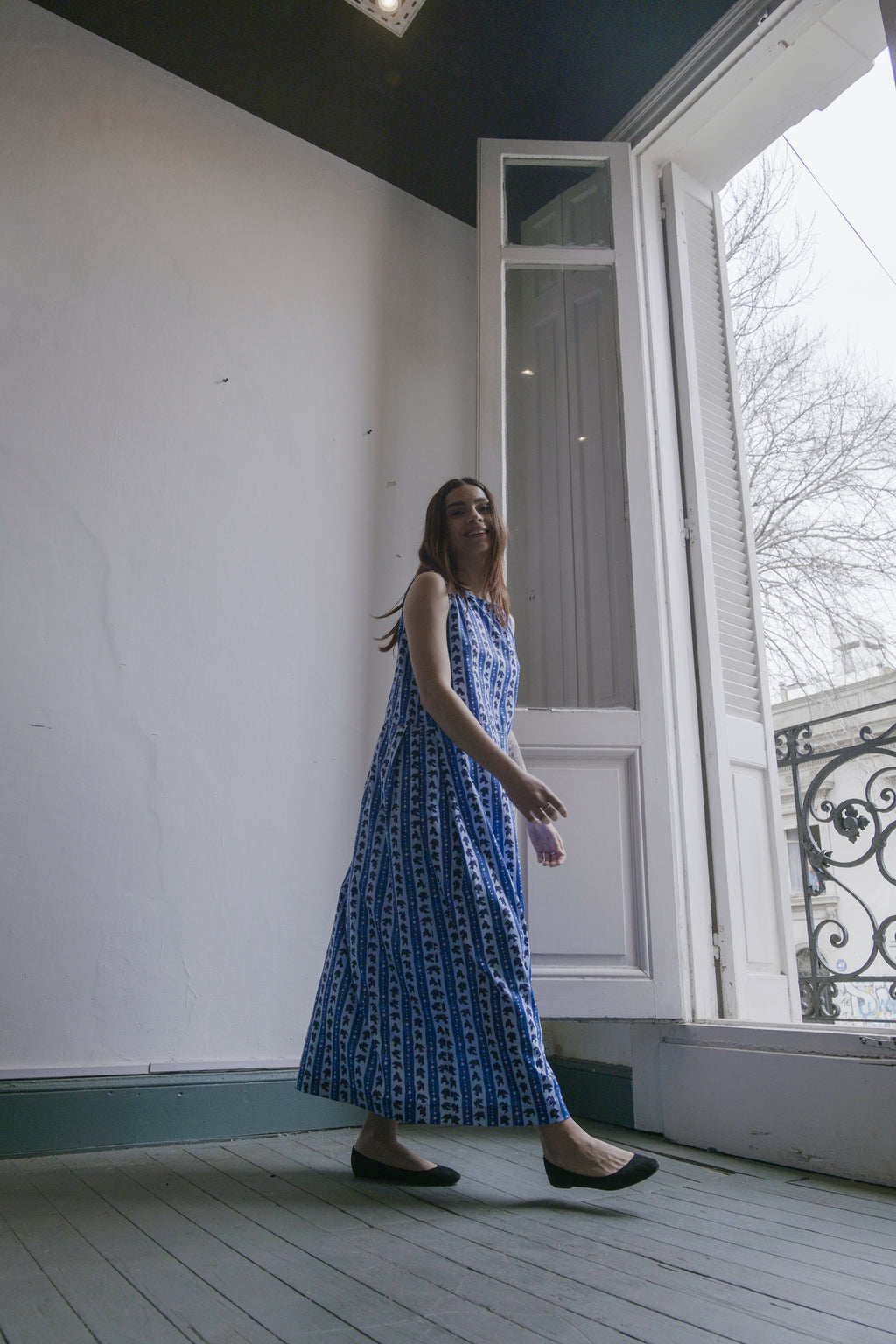 Vestido maxi Rayas - TORA