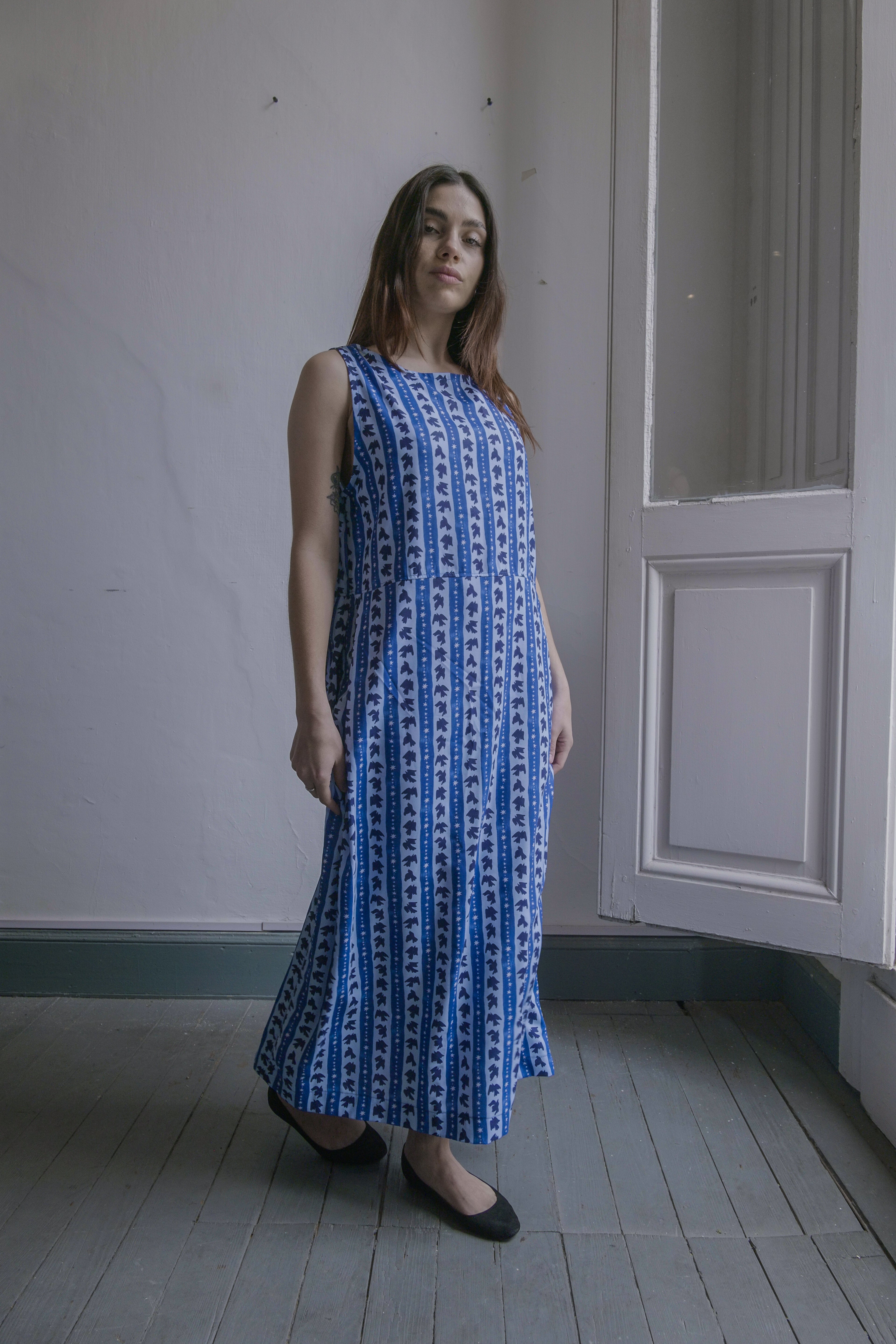 Vestido maxi Rayas - TORA